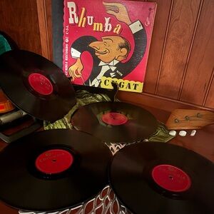 Xavier Cugat "Rhumba With Cugat" 78 RPM 10" four-record set.
